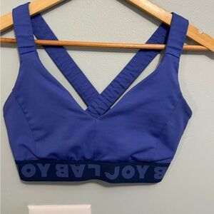 JoyLab Women's Vibrant Blue Sports Bra Sz M
